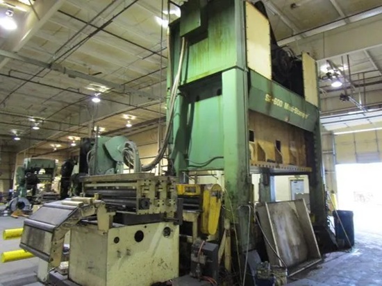 600 Ton, Heim #Maxi DStamper press, 14" stroke, 50" Shut Height, 12" adjustment, 144" x 60" bed, 20-40 SPM - Image 4