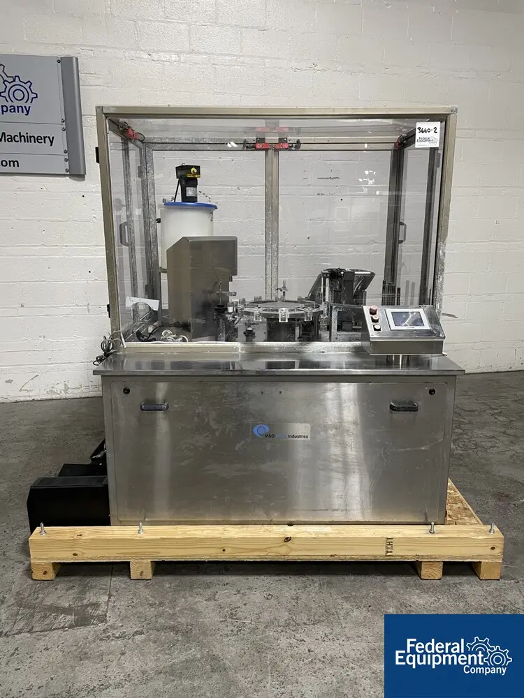 M &O Perry #SA-SF, Syringe Filler, 12 station, AB PLC, 110 V. - Image 3