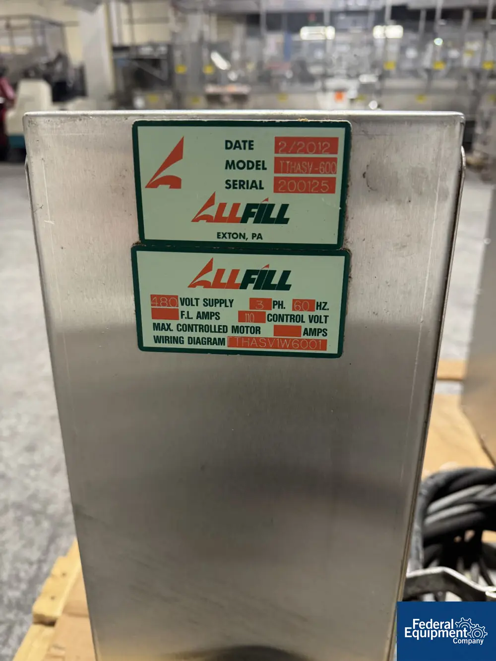 AllFill #TTHASV-600, Spare Set of Auger Drives, dual lane powder filler, 480 V., 3ph - Image 2
