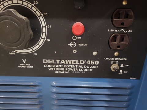Miller, Deltaweld-450, wire feed welder - Image 6