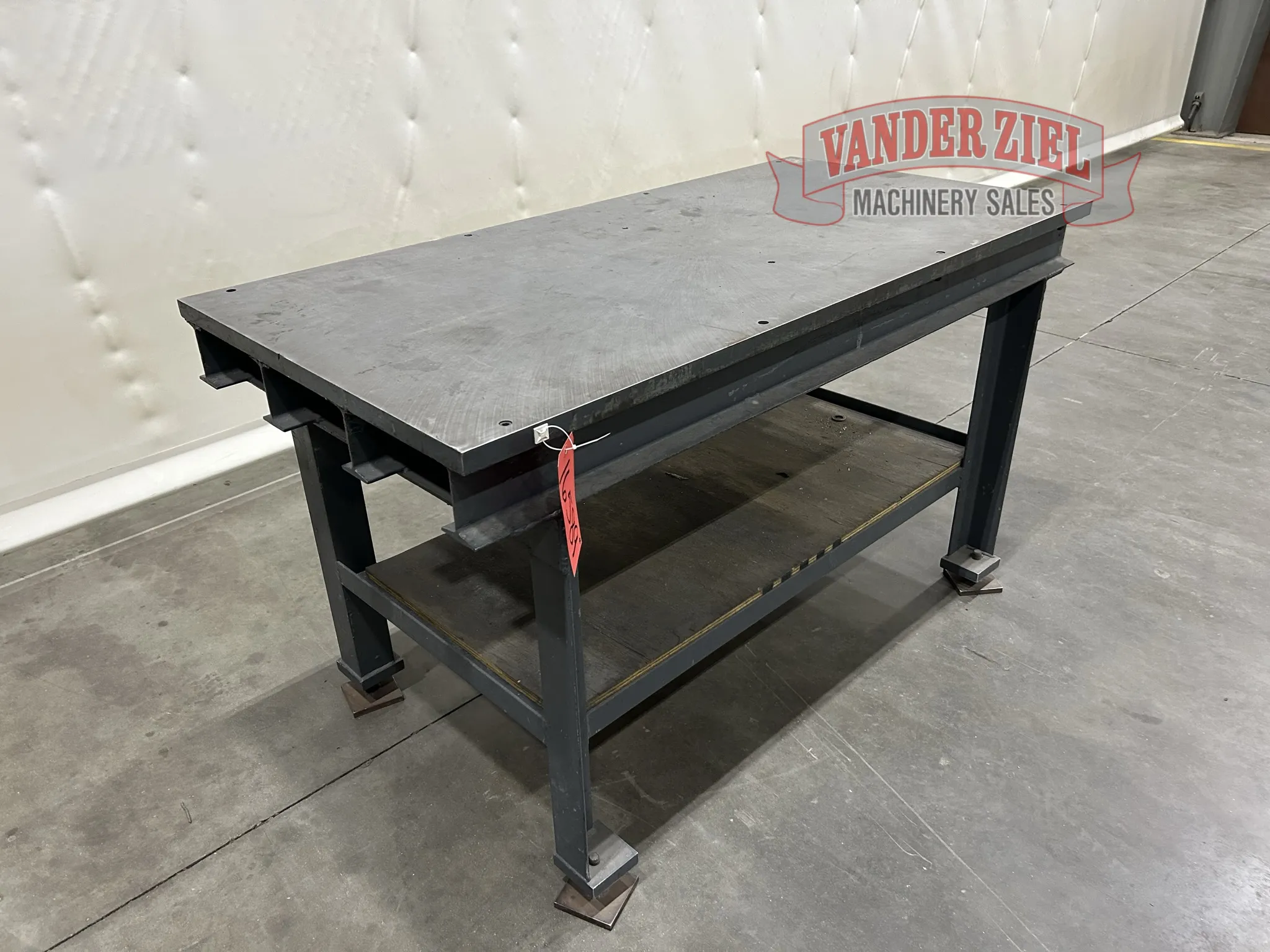 5.5' L x 2' width x 34.25" H welding table - Image 3