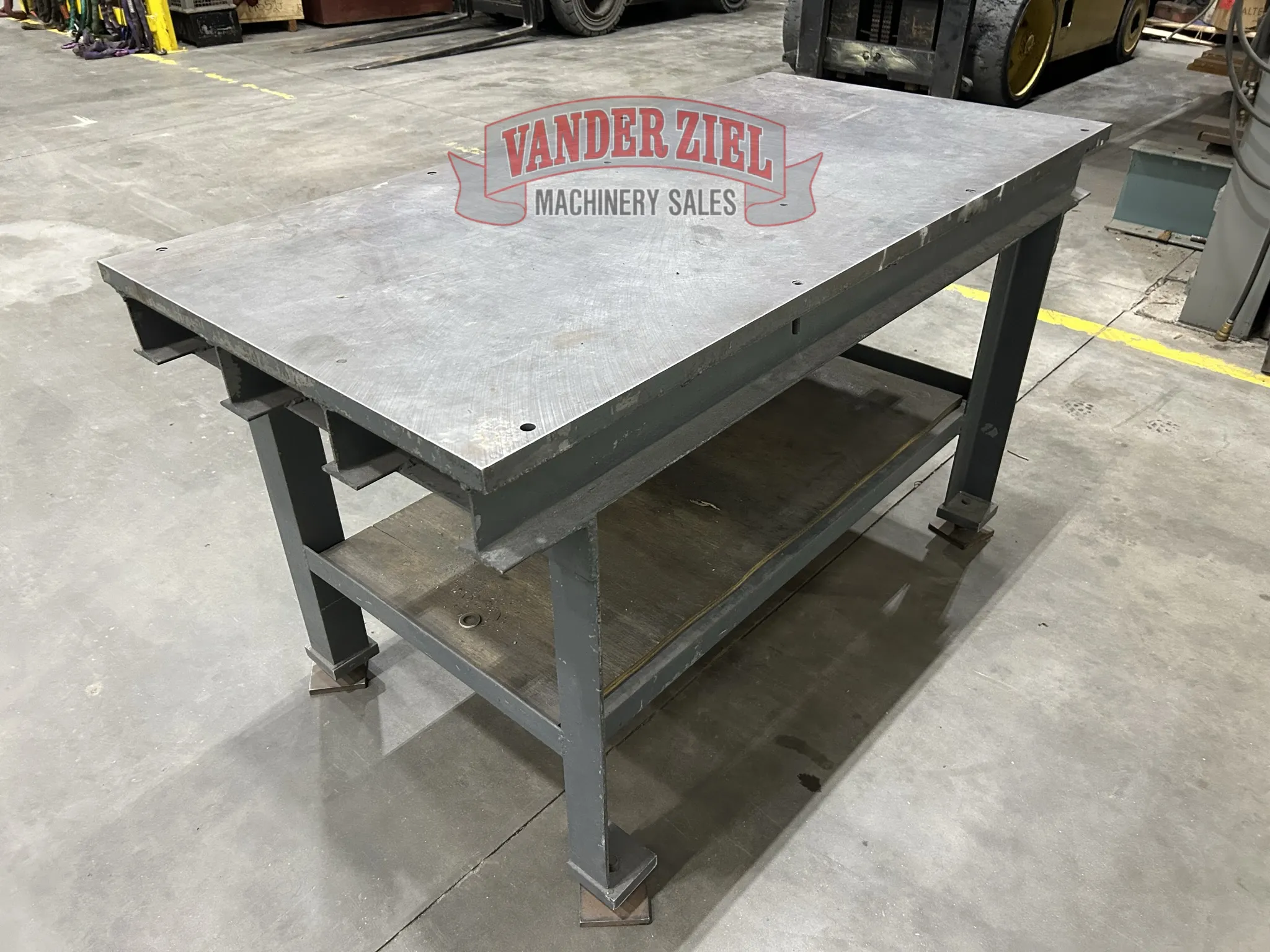 5.5' L x 2' width x 34.25" H welding table - Image 5