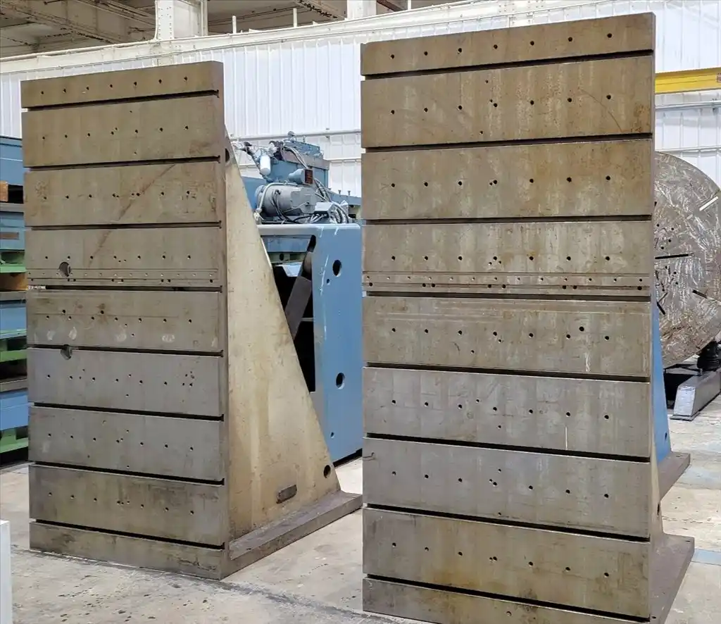 96" x 48.25", T-slotted angle plate, 51.75" depth (3 available) - Image 2
