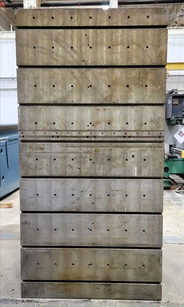96" x 48.25", T-slotted angle plate, 51.75" depth (3 available) - Image 3
