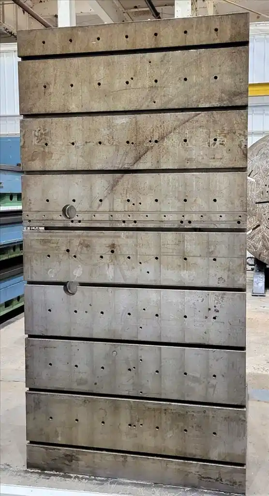 96" x 48.25", T-slotted angle plate, 51.75" depth (3 available) - Image 4