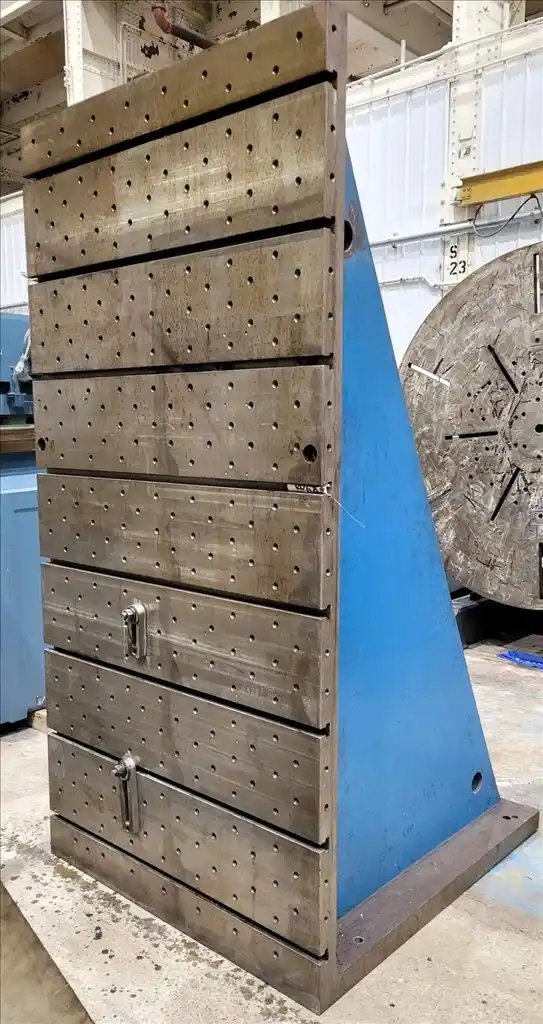 96" x 48.25", T-slotted angle plate, 51.75" depth (3 available) - Image 6