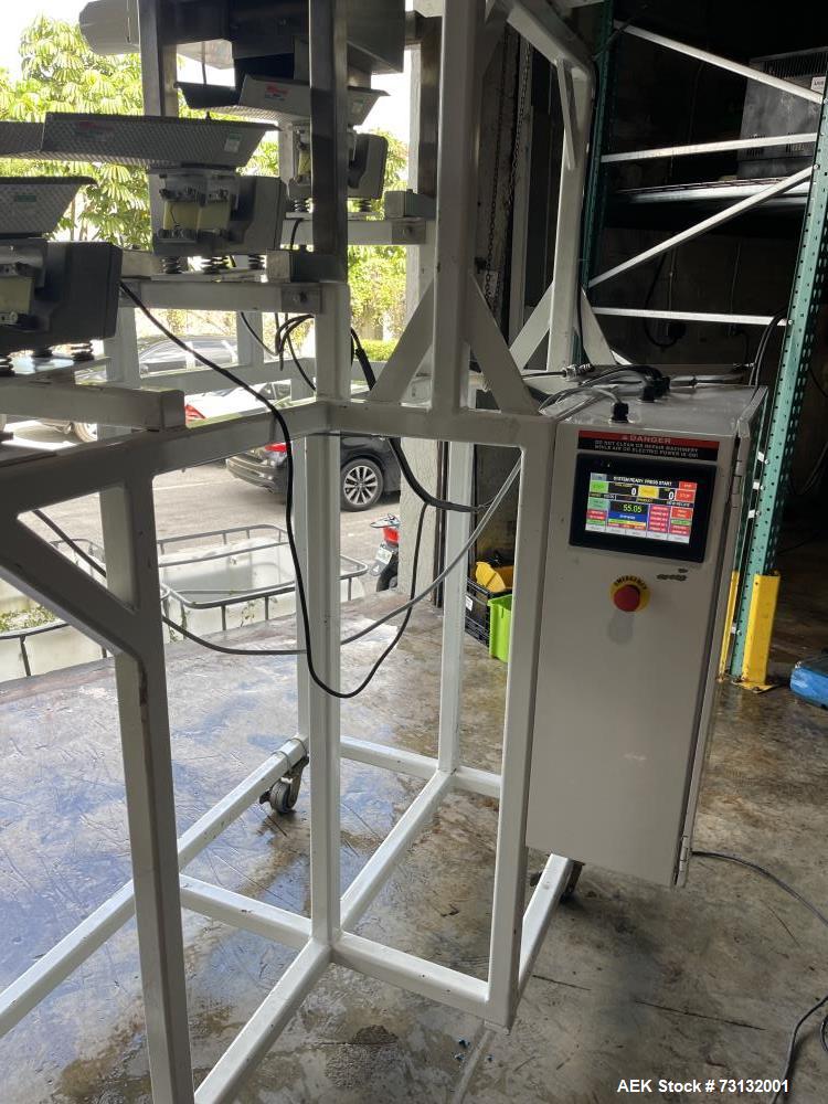 All-Fill #VF-120-HD, Vibratory Net Weigh Scale, 1 oz to 10 lbs capacity, 15 CPM, Stainless Steel, casters - Image 6
