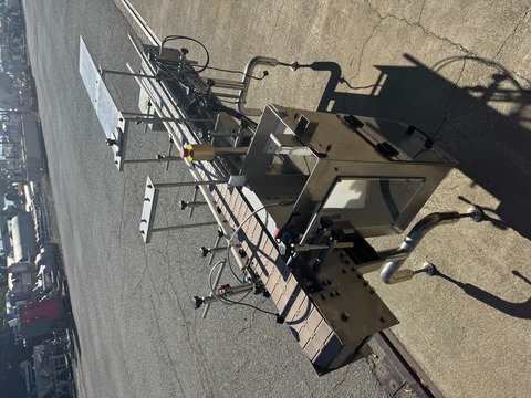 6" wide x 6.5' long, Stainless Steel conveyor, plastic belt, air reject - Image 4