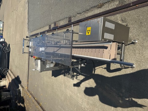 6" wide x 6.5' long, Stainless Steel conveyor, plastic belt, air reject - Image 6