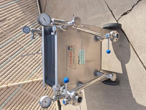 15.7" Spadoni #Kappa, Stainless steel filter press, 13 filter plates, 2007 - Image 3