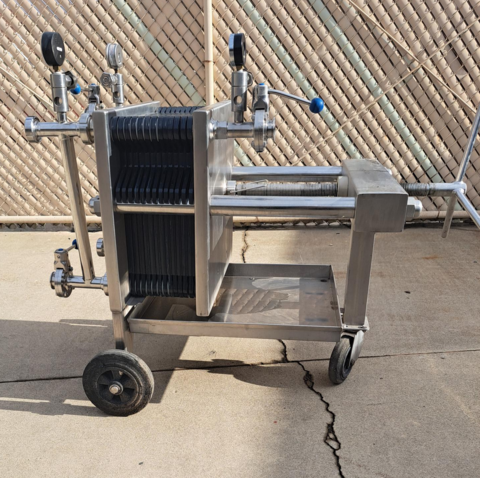 15.7" Spadoni #Kappa, Stainless steel filter press, 13 filter plates, 2007 - Image 4