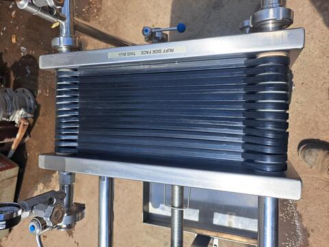 15.7" Spadoni #Kappa, Stainless steel filter press, 13 filter plates, 2007 - Image 5