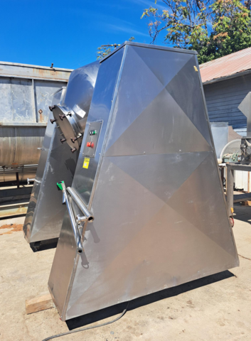 20 cu.ft. Double cone conical mixer, Stainless steel, 5 HP, 41" dia. x 16" straight side - Image 2