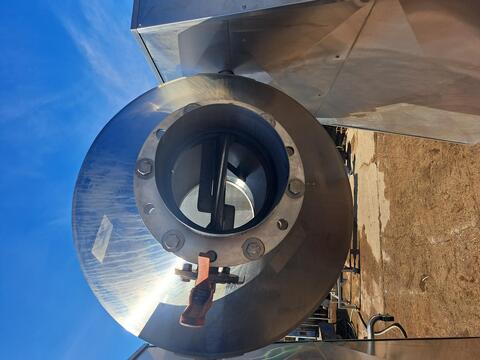 20 cu.ft. Double cone conical mixer, Stainless steel, 5 HP, 41" dia. x 16" straight side - Image 6