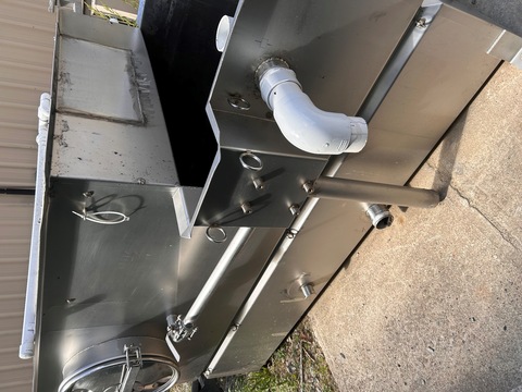 24" x 48" Stainless steel rotary screen, 48" x 48" x 96" tank - Image 2