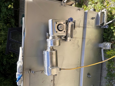 24" x 48" Stainless steel rotary screen, 48" x 48" x 96" tank - Image 4