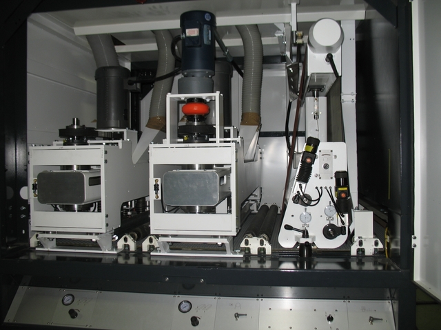 52" Timesavers #3331-25-133-SP, Single Pad Widebelt/Orbital, 3-Head, 6" thick, 10-30 FPM, 5250 CFM, unused - Image 2