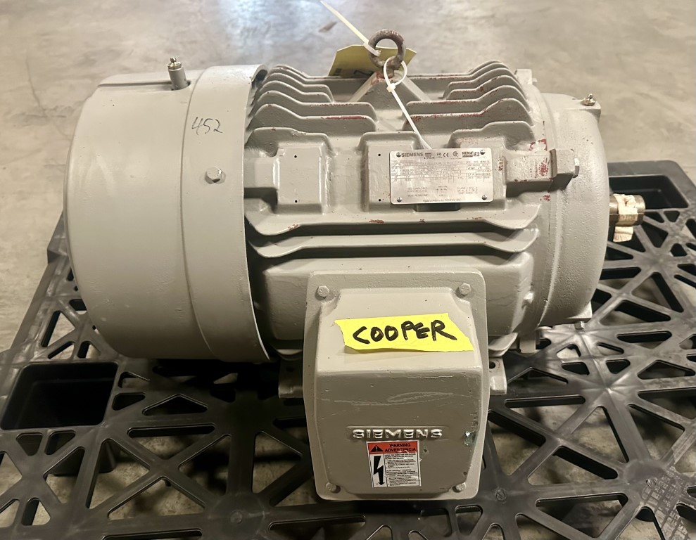 25 HP 3525 RPM Siemens, Frame 284TS, VFD rated, 460 Volts - Image 1