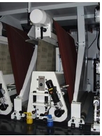 52" Timesavers #3311-45-6, Widebelt/Polisher, Single Head, 6" thick, 15-45 FPM, 2850 CFM, unused - Image 2