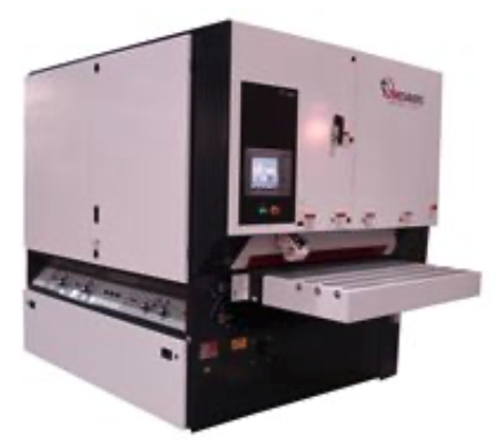 52" Timesavers #3331-45-866, Crossbelt/Polisher, 3-Head, 6" thick, 15-45 FPM, 32-38" passline, 5600 CFM - Image 1