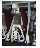 52" Timesavers #3331-45-866, Crossbelt/Polisher, 3-Head, 6" thick, 15-45 FPM, 32-38" passline, 5600 CFM - Image 2