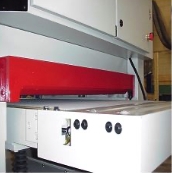 37" Timesavers #2311-23-01, Widebelt, Single Head, 5" thick, 15-45 FPM, 33-38" passline, 1000 CFM, unused - Image 4