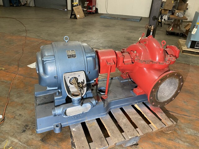 3480 GPM @ 75' TDH, Peerless, Chicago #74-21042-1 type DSA 10012, fire pump, 100 HP, 1780 RPM - Image 5