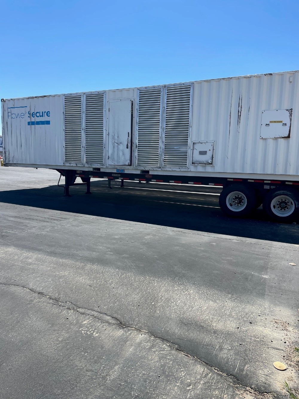 1250 KW Powersecure #573RSL5293, Diesel Mobile Generator, 277/480 Volts, low hours - Image 1