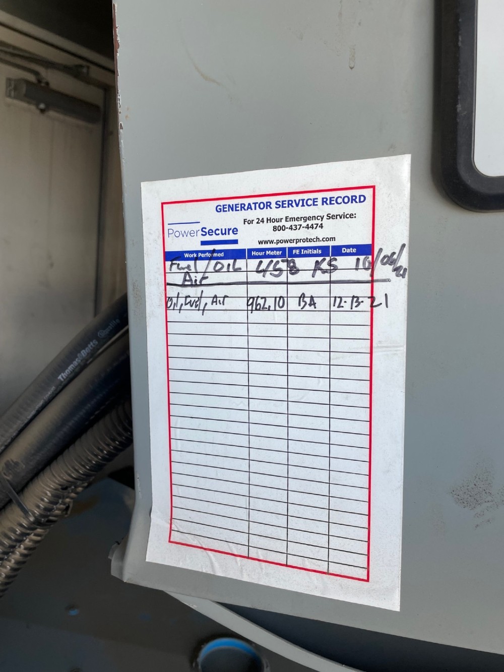 1250 KW Powersecure #573RSL5293, Diesel Mobile Generator, 277/480 Volts, low hours - Image 9