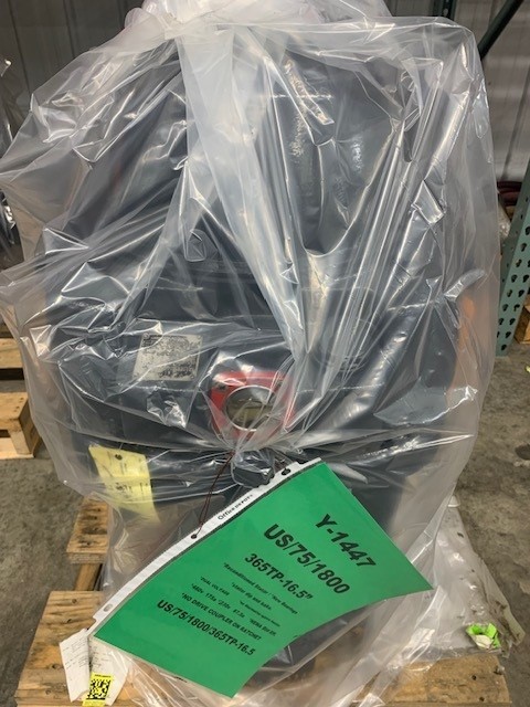 75 HP 1800 RPM U.S. Motors, Frame 365TP-16.5", VHS, vertical hollow shaft, weather protected enclosure type - Image 1