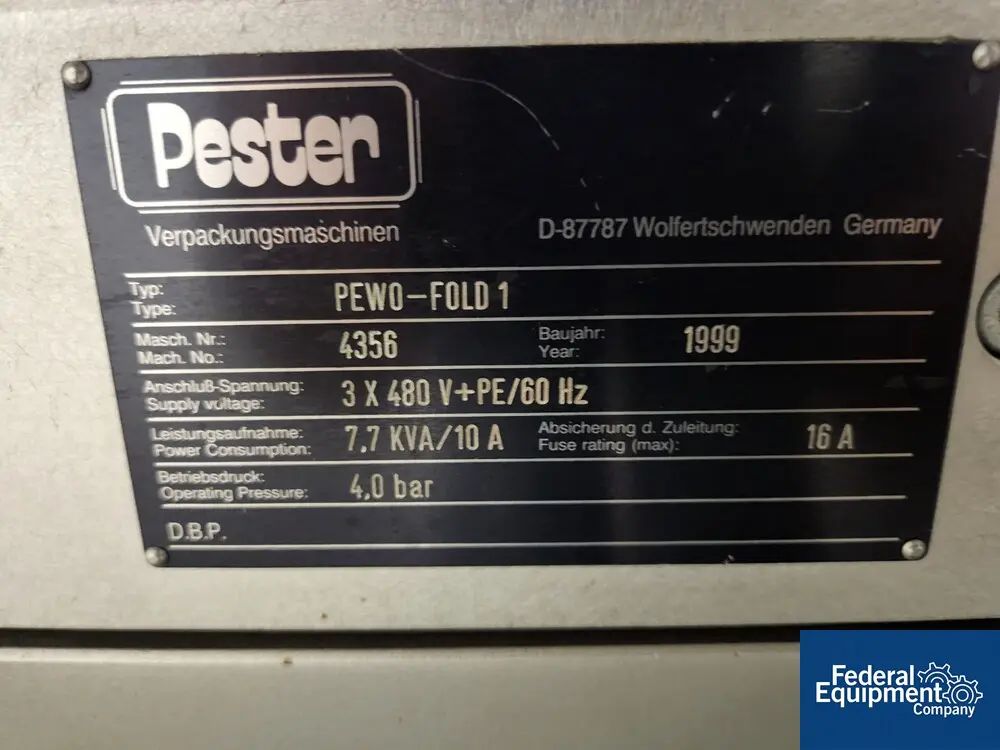 Pester Bundler, #PEWO-Fold-1, 1999 - Image 2