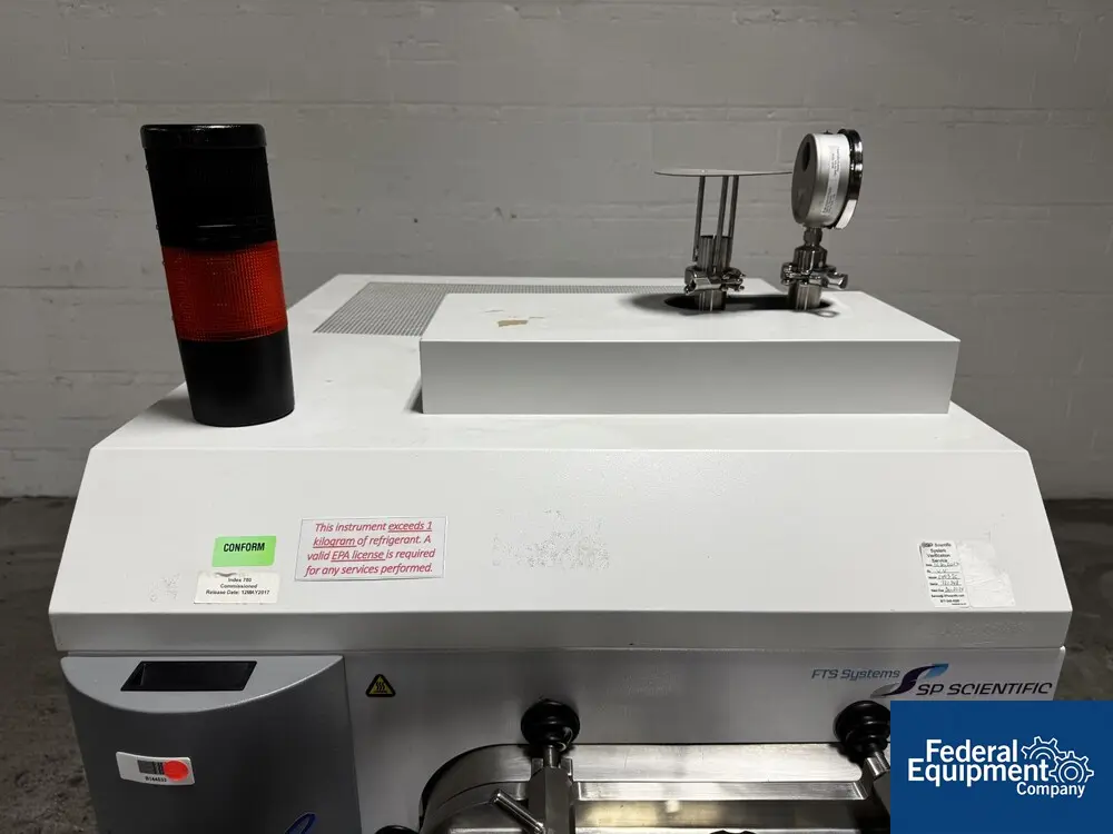 SP Scientific #Lyostar-3, Freeze Dryer, 4.6 sq.ft., Stainless Steel, 3 shelf, R-404a/R508a, 230 V., 5659 hours - Image 6