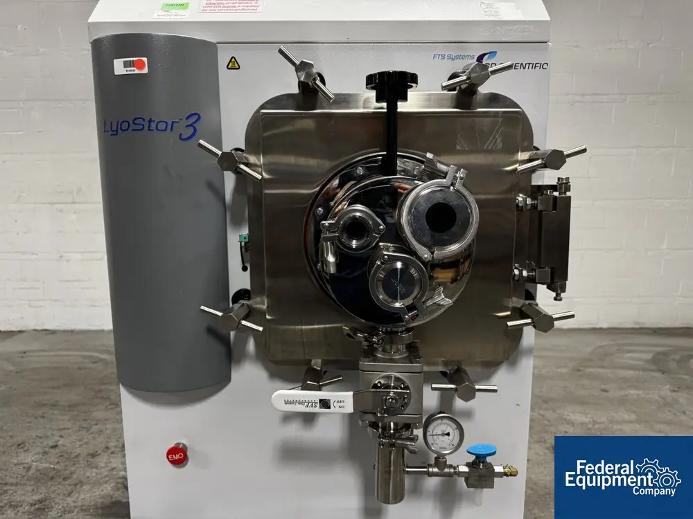 SP Scientific #Lyostar-3, Freeze Dryer, 4.6 sq.ft., Stainless Steel, 3 shelf, R-404a/R508a, 230 V., 5659 hours - Image 7
