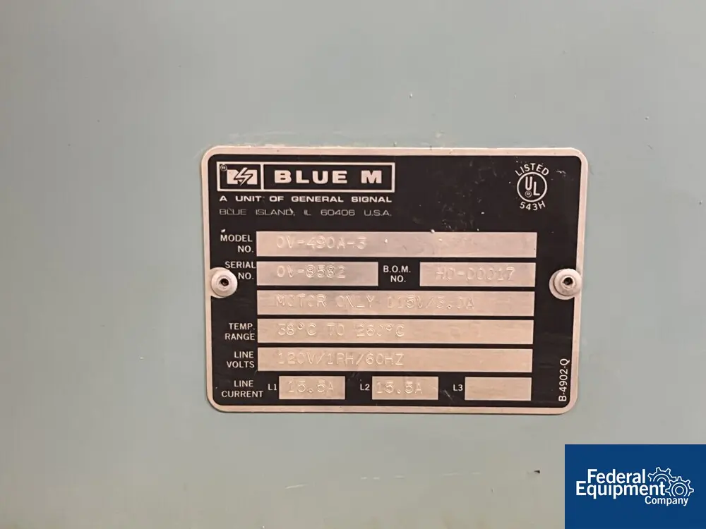 Blue M #OV490A-3, Oven - Image 2