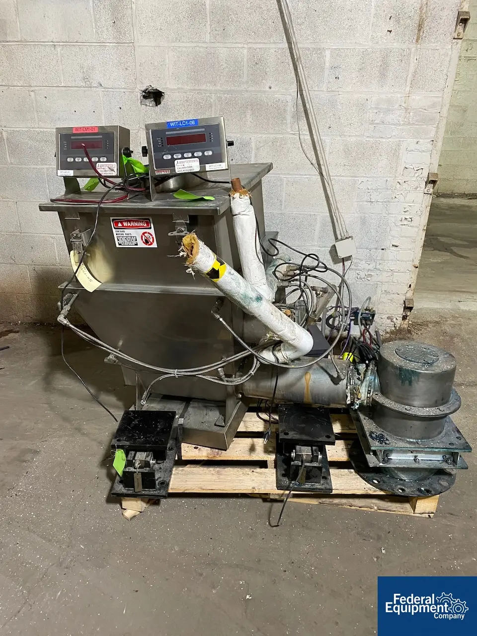 2" MetalFab #BWP2-KE00, Loss In Weight Feeder, Stainless Steel, 2017 - Image 1
