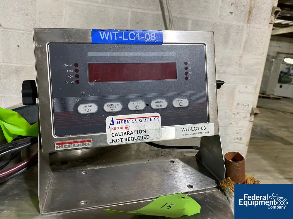 2" MetalFab #BWP2-KE00, Loss In Weight Feeder, Stainless Steel, 2017 - Image 6