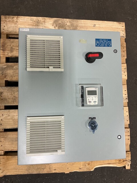 15 HP ABB, ACH550-UH-023A-4, VFD drive cabinet, 23 amp, 480 Volts - Image 8