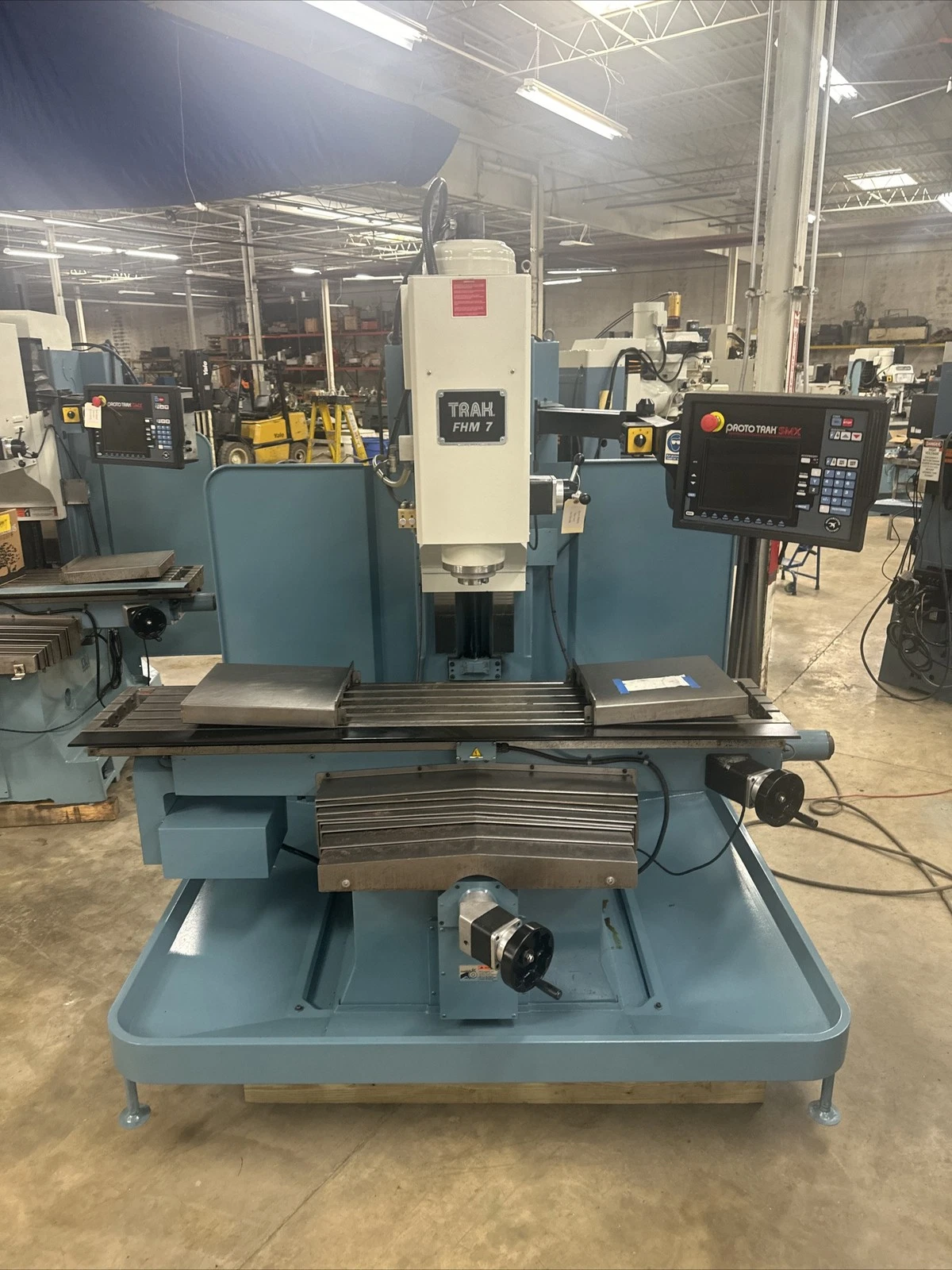Southwestern Industries #Trak-FHMSX-7, CNC vertical mill, 76" x14" tbl., 60" X, 23" Y, 20.5" Z, 200-500 RPM - Image 1