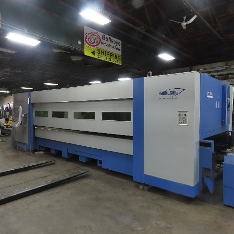 Han-Kwang #PL-3015, Fiber CNC Laser Cutting Machine, 3000 watt, 10' x 5' Dual Shuttle Table - Image 1