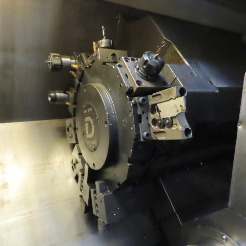 Hardinge #GS-51, CNC Turning Center, 3" PH W/LNS Bar Feeder (Needs Sub Spindle Work), 2000" mm between - Image 7