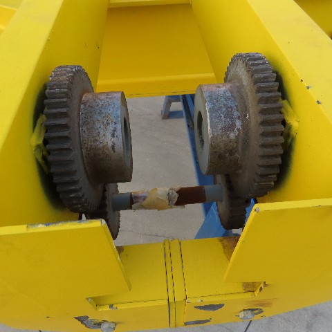 1 Ton, PWI, Underhung Bridge Crane, w/Powered End Trucks, 2000 lbs. capacity, 50' Span, 49' Travel, 3-Phase - Image 5