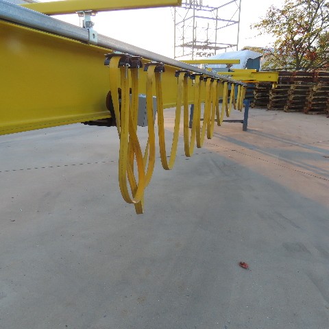 1 Ton, PWI, Underhung Bridge Crane, w/Powered End Trucks, 2000 lbs. capacity, 50' Span, 49' Travel, 3-Phase - Image 6