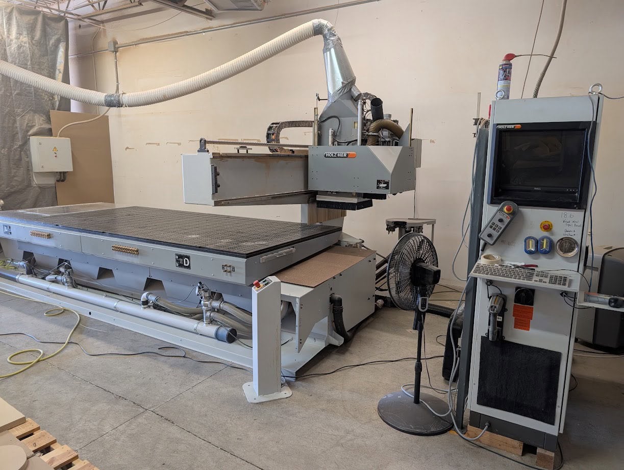 Holz-Her #UniMaster-7226ME, CNC Router, 5' x 12', 12 ATC, 2 Becker Vac Pumps, 2006 - Image 4