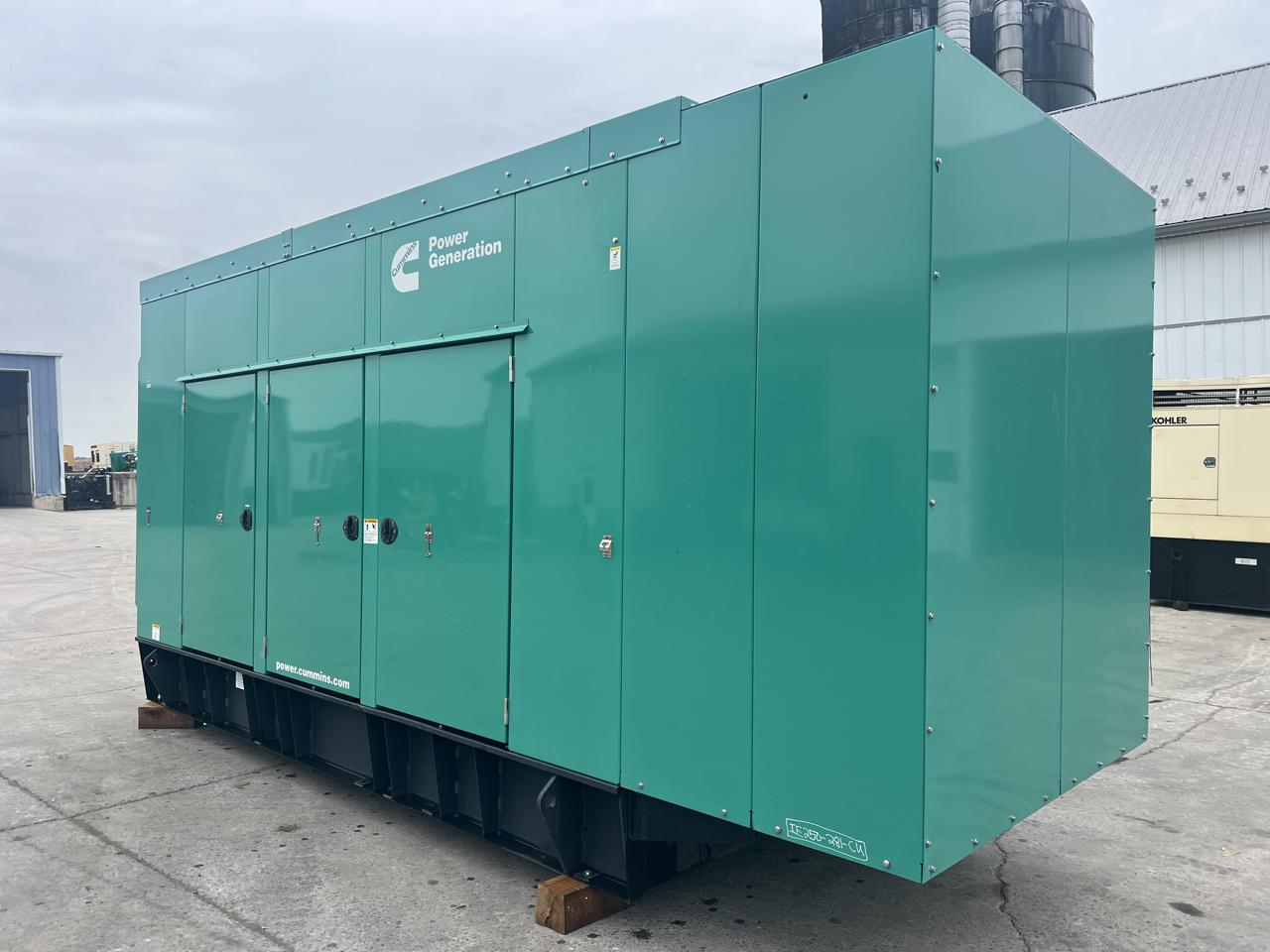 250 KW Cummins / Cummins #QSL9-G7, diesel generator set, base tankk, sound attenuated enclosure, 480 Volts - Image 3
