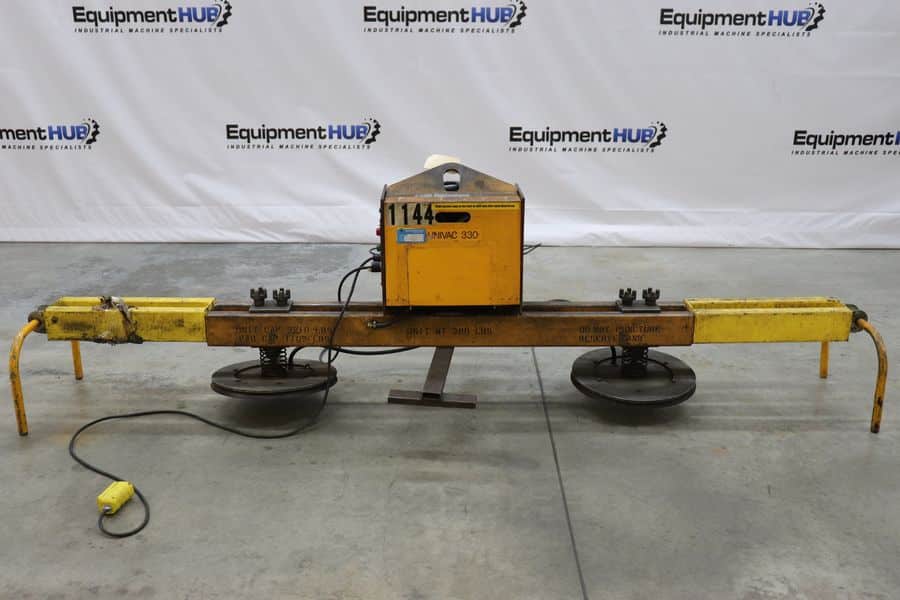 2000 lb. Caldwell #UniVac-330, vacuum lift, 6' usable span, 19" pad diameter, 110 V., 1 phase, adjustable - Image 2