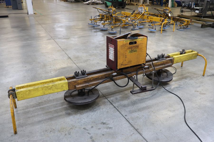 2000 lb. Caldwell #UniVac-330, vacuum lift, 6' usable span, 19" pad diameter, 110 V., 1 phase, adjustable - Image 6