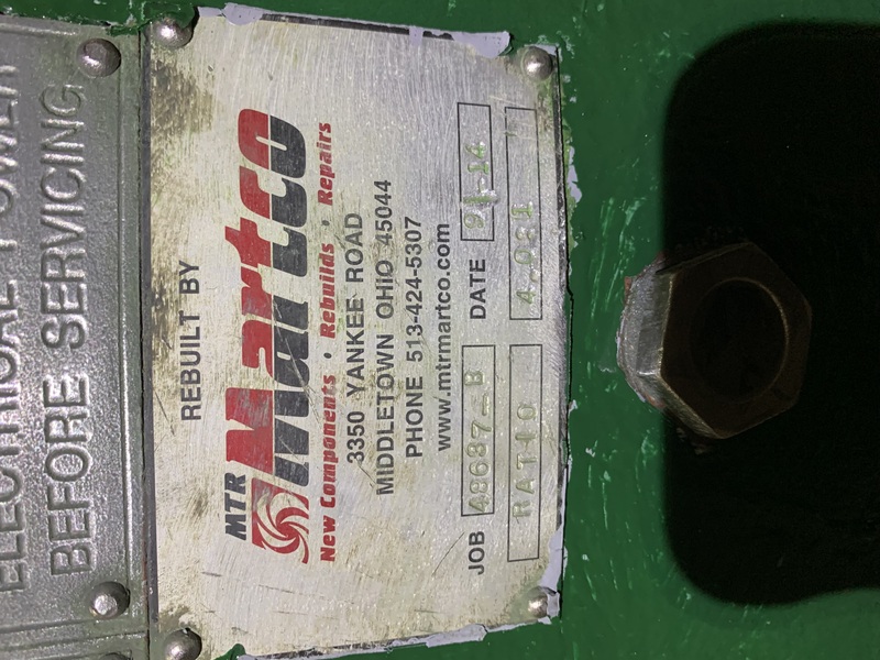 Martco Hydrapulper gearbox, size 3, 4:1 ratio - Image 8