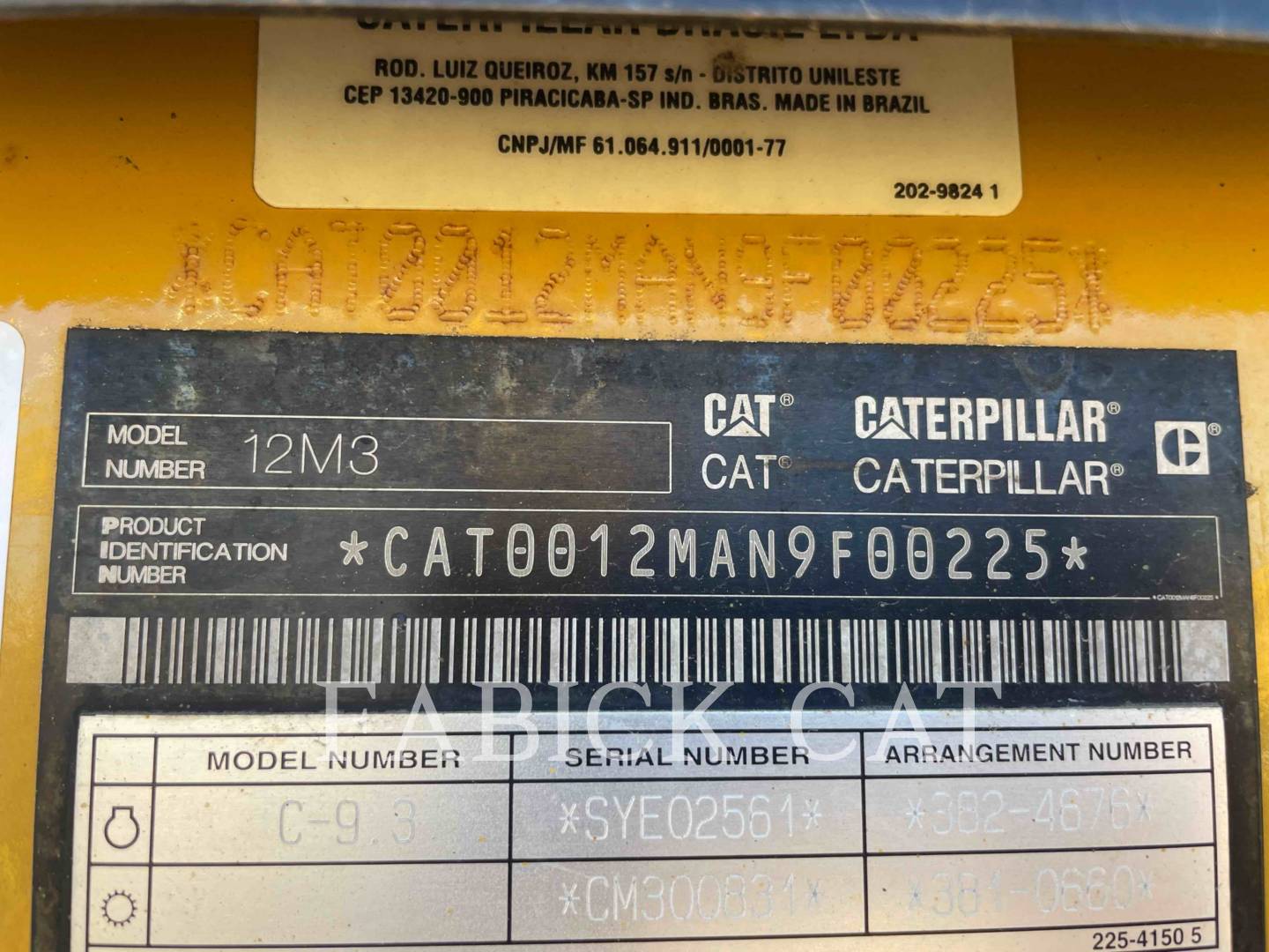 Caterpillar 12M3, Motor Grader, 4372 hours, S/N: N9F00225, 2015 - Image 6