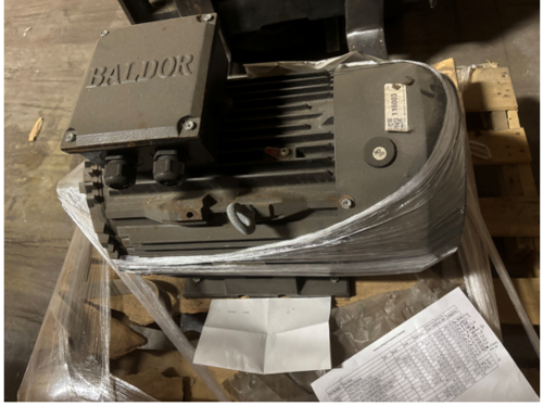 20 HP 1760 RPM Baldor, 3-phase, 15 KW Multi-Voltage IE3 AC - Image 2