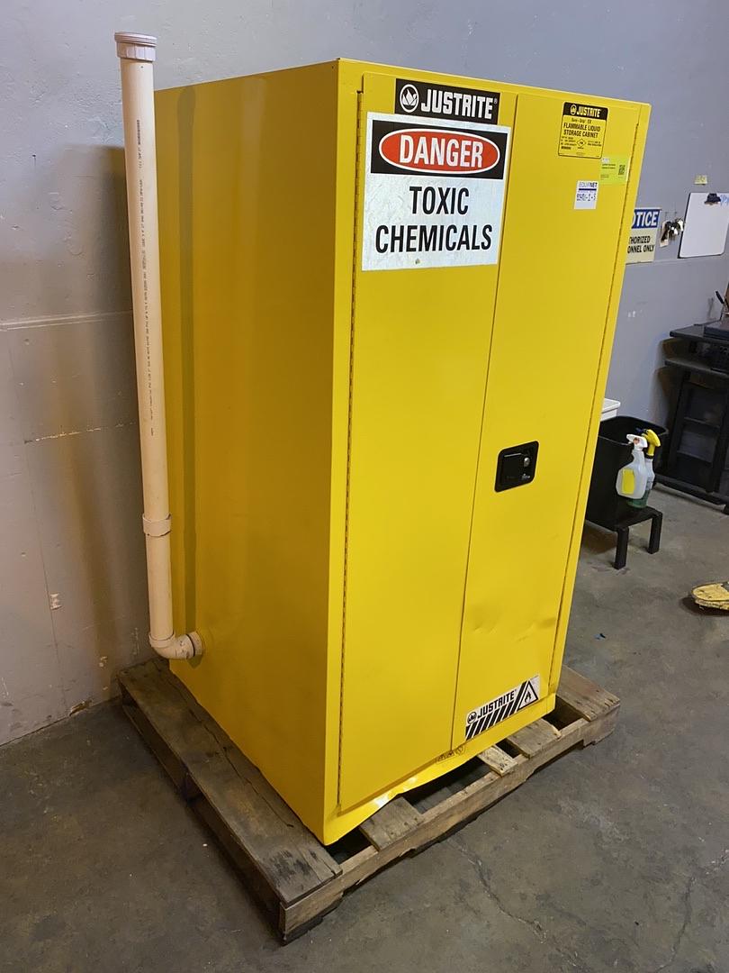JustRite, Flammable Cabinets, 55 gallon, double doors, AS IS - Image 3